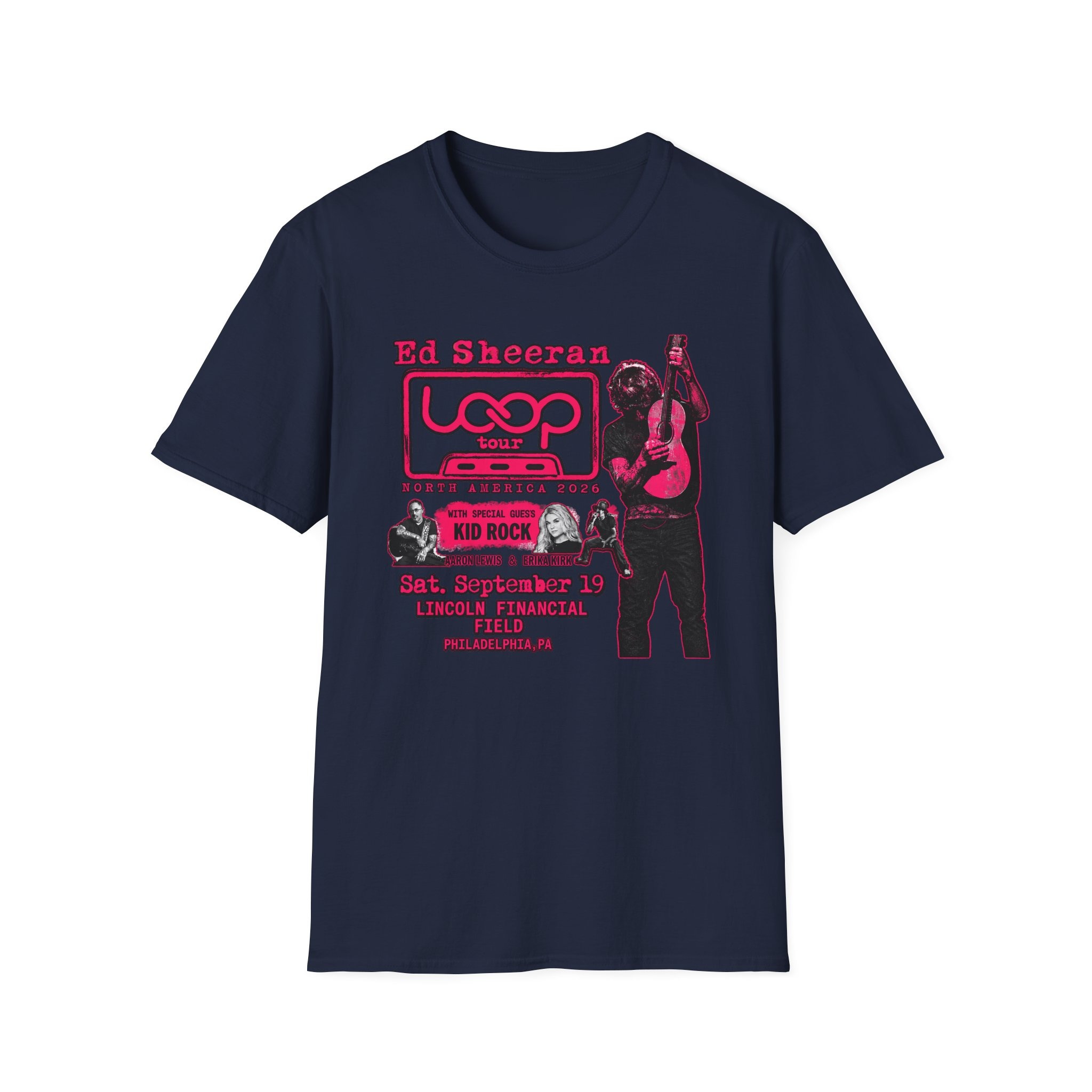 Ed Sheeran The LOOP Tour Lincoln Financial Field Shirt - Image 2