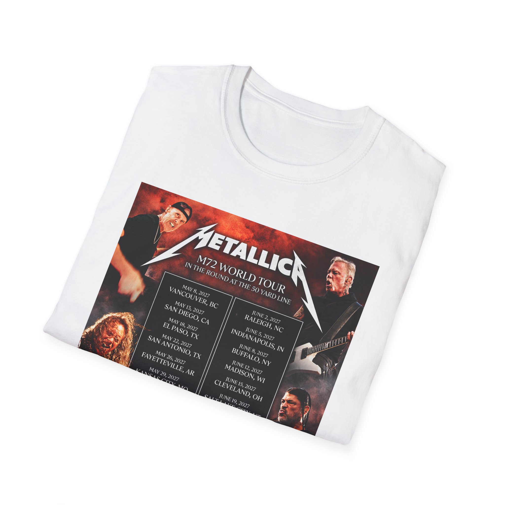 Metallica M72 World Tour 2027 Shirt - Image 2