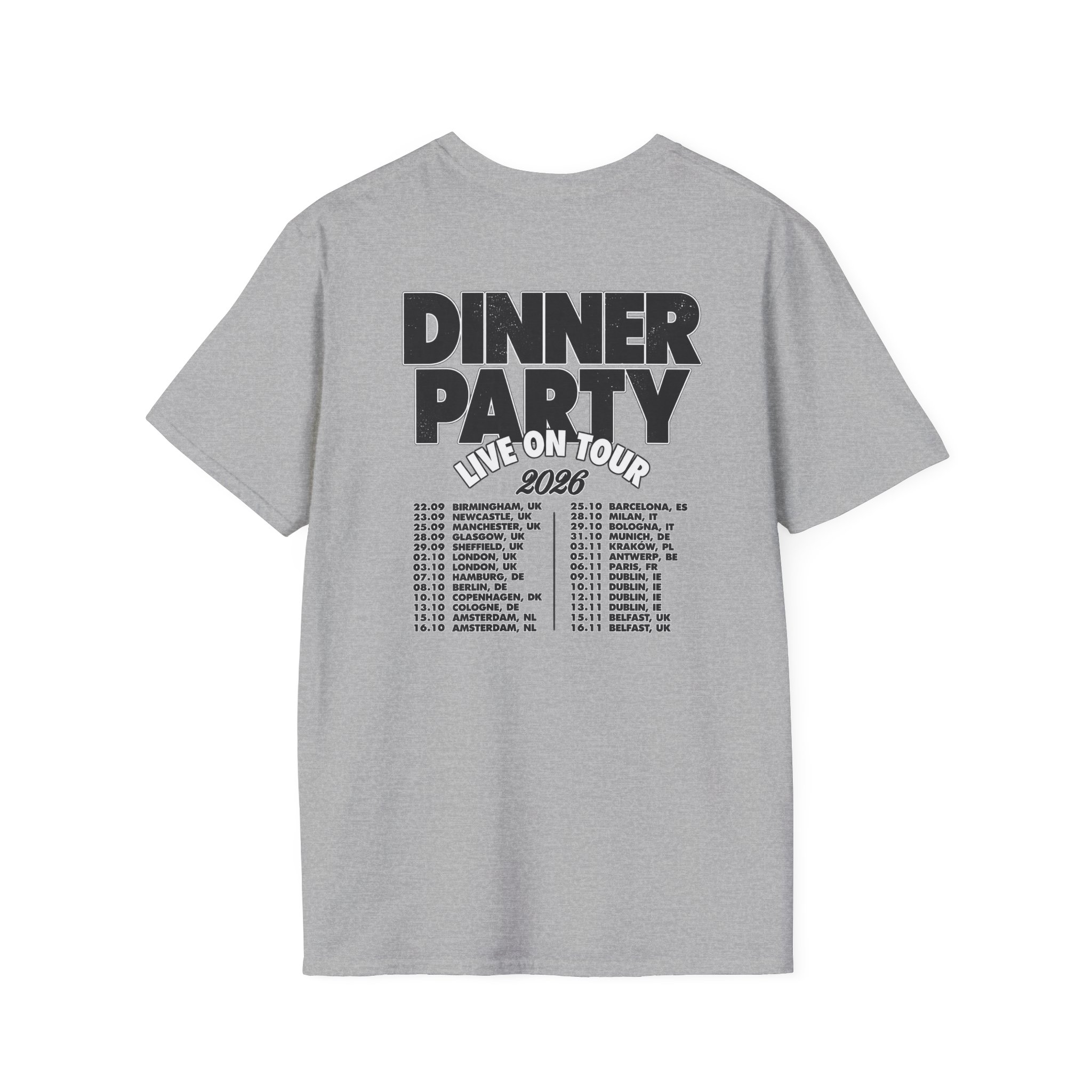 Niall Horan Dinner Party Live On Tour 2026 Shirt - Image 4