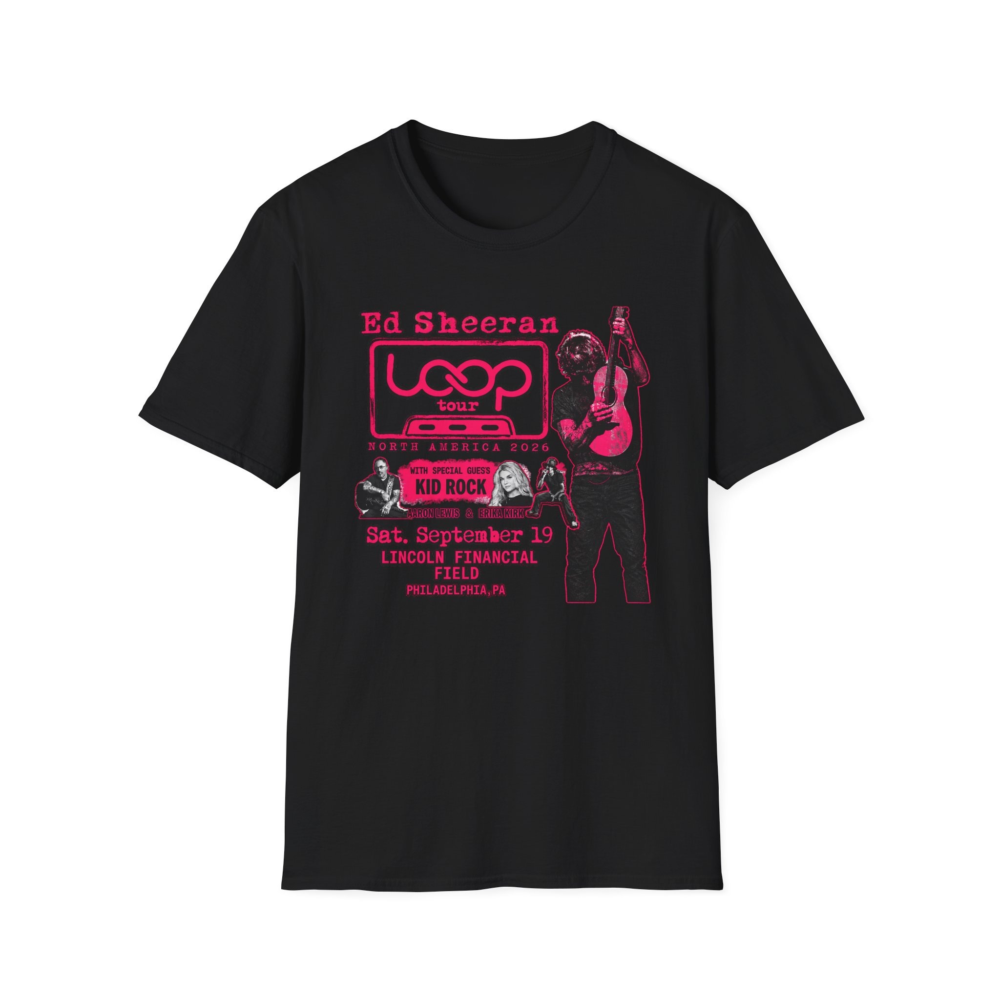 Ed Sheeran The LOOP Tour Lincoln Financial Field Shirt